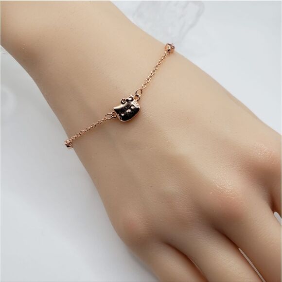 Brand New Hello Kitty Rose Gold Bracelet - Picture 3 of 5